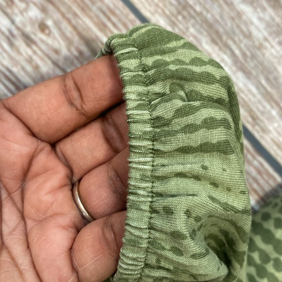 NWT New Directions button front long sleeve tiered blouse size 2X green - Picture 9 of 11